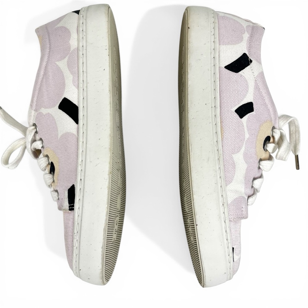 Marimekko Drutha Mini Unikko Low Top Sneakers Poppy Floral Print Women 38 - Picture 5 of 9